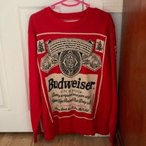 Budweiser Red Vintage “Ugly Christmas Sweater”